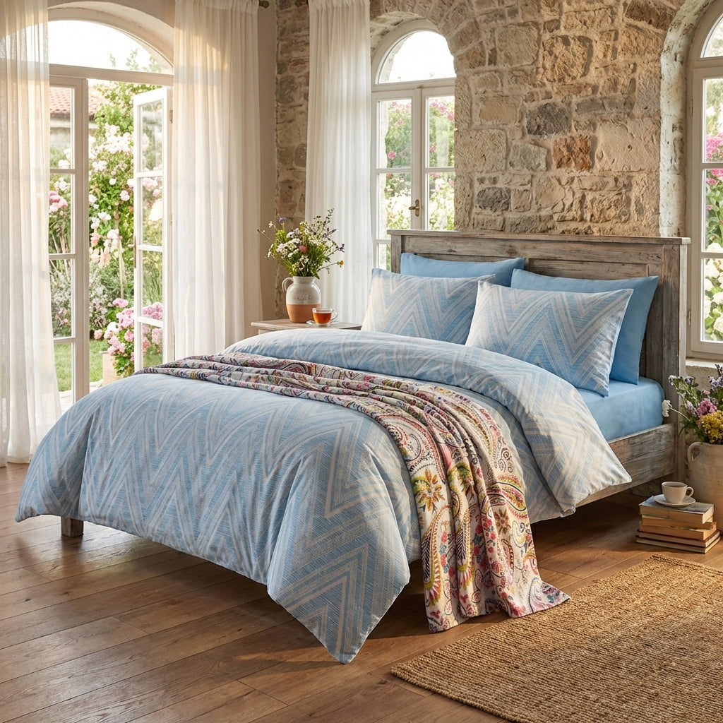 كوفيرته وملايه وكيس لحاف تركي