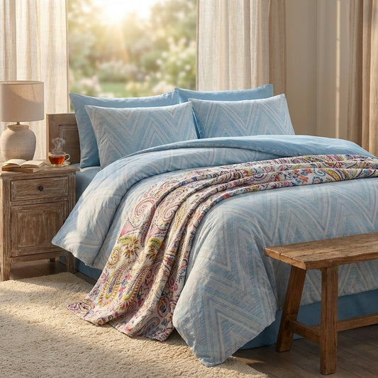 كوفيرته وملايه وكيس لحاف تركي